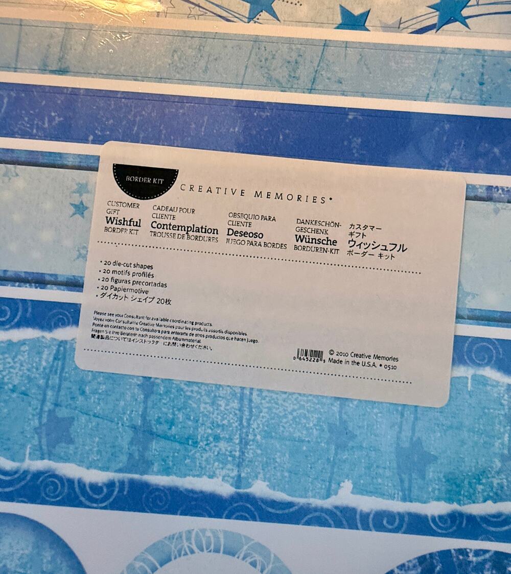 Creative Memories Perfect - Wishful Border Diecut Kit